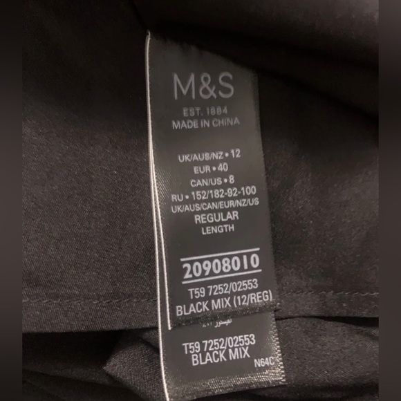 Marks and Spencer Size 12 Skirt Animal Print Long Flare Velvet Womens - Picture 7 of 8